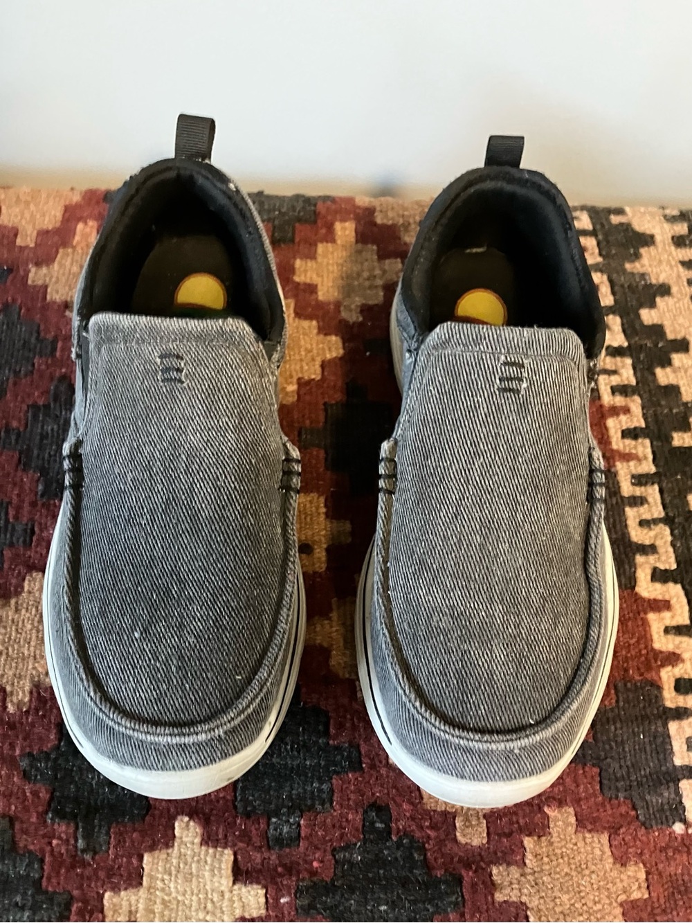 Men's Grey Casual Slip-On Loafers - Comfortable Everyday Wear